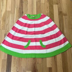 Girl Lilly Pulitzer sweater poncho (size XL)